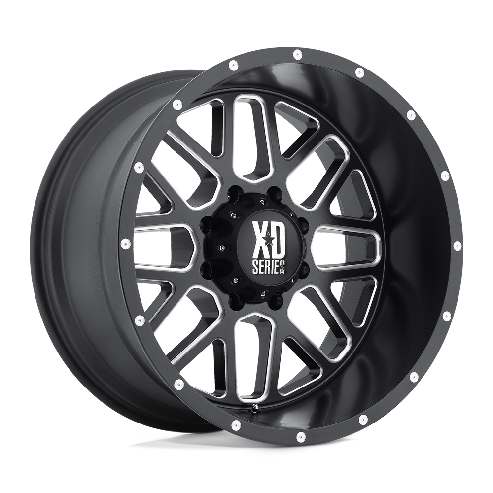 22X10 XD XD820 GRENADE 6X135 -24MM SATIN BLACK MILLED