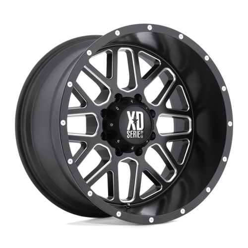 18X9 XD XD820 GRENADE 5X5.0 -12MM SATIN BLACK MILLED