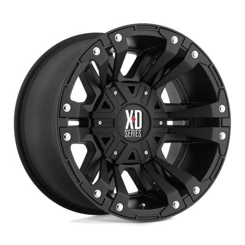 20X9 XD XD822 MONSTER II 8X6.5 0MM MATTE BLACK