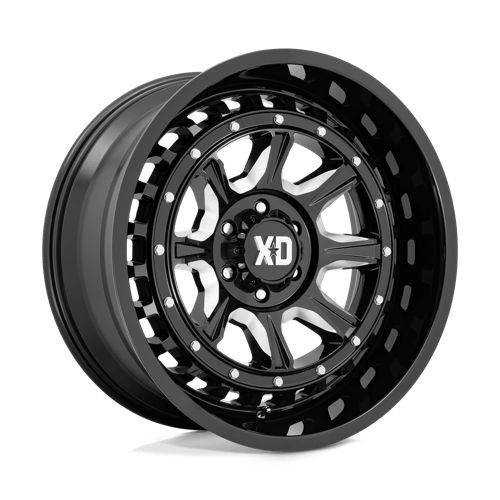 20X10 XD XD866 OUTLANDER 5X5.0 -18MM GLOSS BLACK MILLED