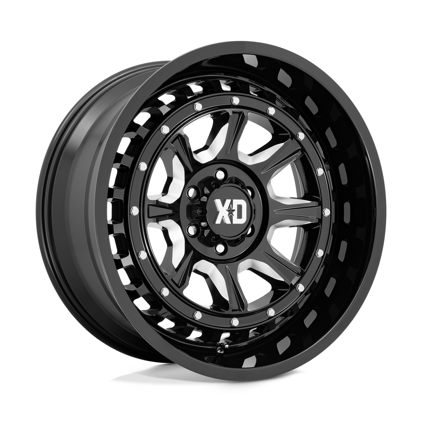 20X10 XD XD866 OUTLANDER 6X135 -18MM GLOSS BLACK MILLED