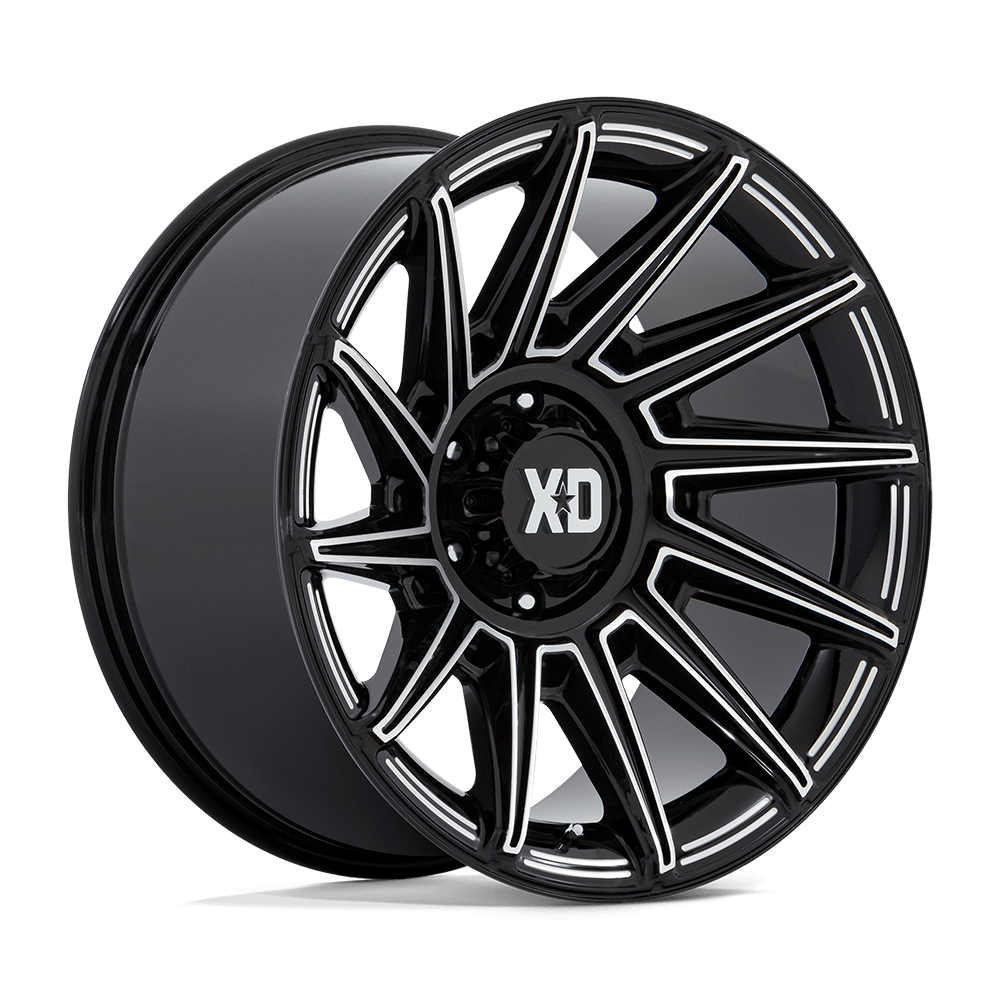 20X10 XD XD867 SPECTER 8X170 -18MM GLOSS BLACK MILLED