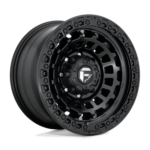 17X9 Fuel 1PC D633 ZEPHYR 8X6.5 -12MM MATTE BLACK