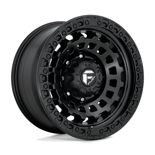 17X8.5 Fuel 1PC D633 ZEPHYR 5X120 34MM MATTE BLACK