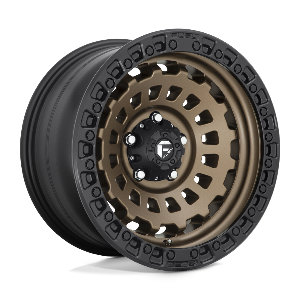 17X9 Fuel 1PC D634 ZEPHYR 5X5.0 -12MM MATTE BRONZE BLACK BEAD RING