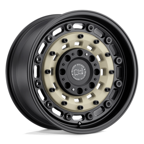 18X9.5 Black Rhino ARSENAL 8X6.5 -18MM SAND ON BLACK