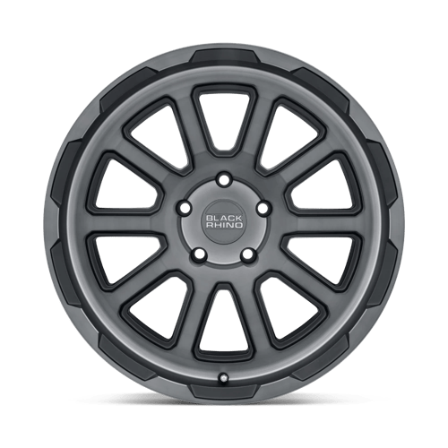 17X8.5 Black Rhino CHASE 6X5.5 0MM BRUSHED GUNMETAL