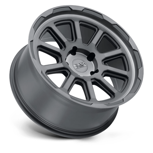 17X8.5 Black Rhino CHASE 6X5.5 0MM BRUSHED GUNMETAL