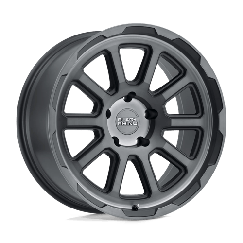 17X8.5 Black Rhino CHASE 6X5.5 0MM BRUSHED GUNMETAL