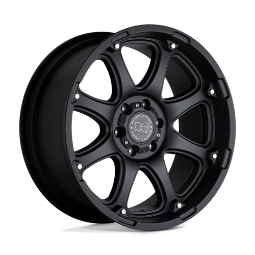 17X9 Black Rhino GLAMIS 5X5.0 -12MM MATTE BLACK