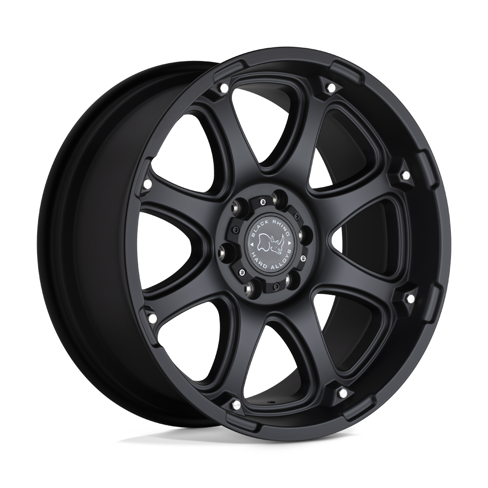 17X9 Black Rhino GLAMIS 5X5.0 -12MM MATTE BLACK