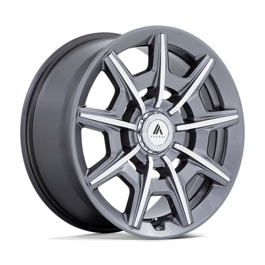 20X10.5 Asanti Black ABL-41 ESQUIRE 5X115/120 18MM GLOSS ANTHRACITE BRIGHT MACHINED