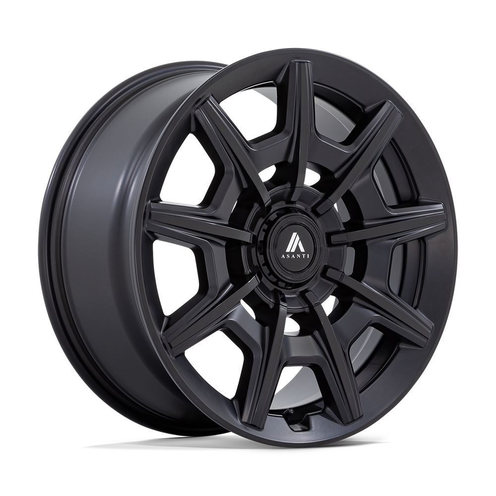 22X9 Asanti Black ABL-41 ESQUIRE 5X115/120 15MM SATIN BLACK WITH GLOSS BLACK FACE