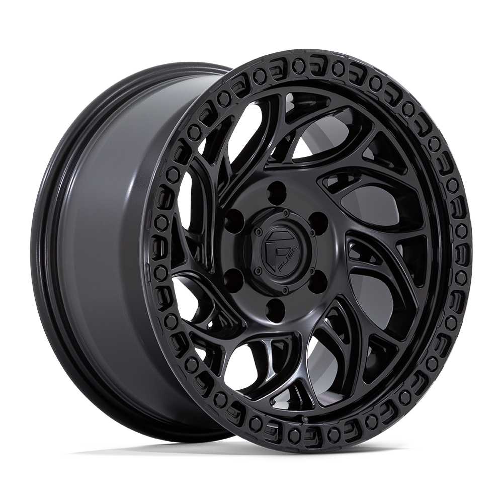 17X9 Fuel 1PC D852 RUNNER OR 6X5.5 1MM BLACKOUT