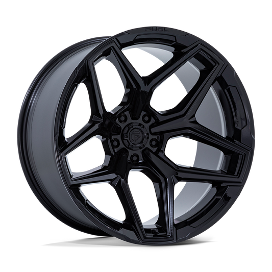 17X9 Fuel 1PC FLUX 5X5.0 -12MM GLOSS BLACK