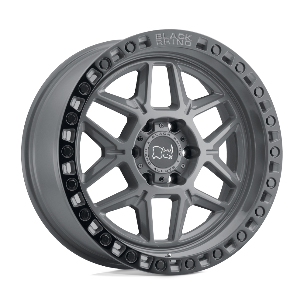 17X9 Black Rhino KELSO 5X5.0 -18MM BATTLESHIP GRAY W/ BLACK RING