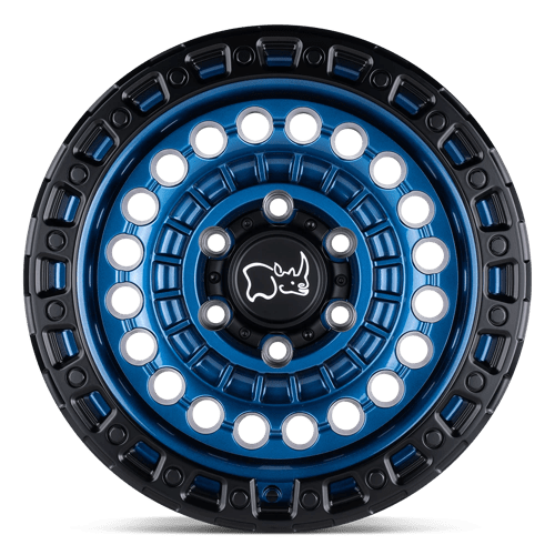 17X8.5 Black Rhino SENTINEL 8X180 0MM COBALT BLUE W/ BLACK RING