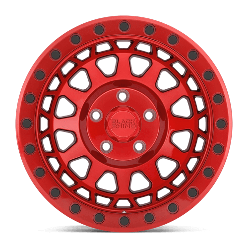 17X9 Black Rhino PRIMM 5X5.0 0MM CANDY RED W/ BLACK BOLTS