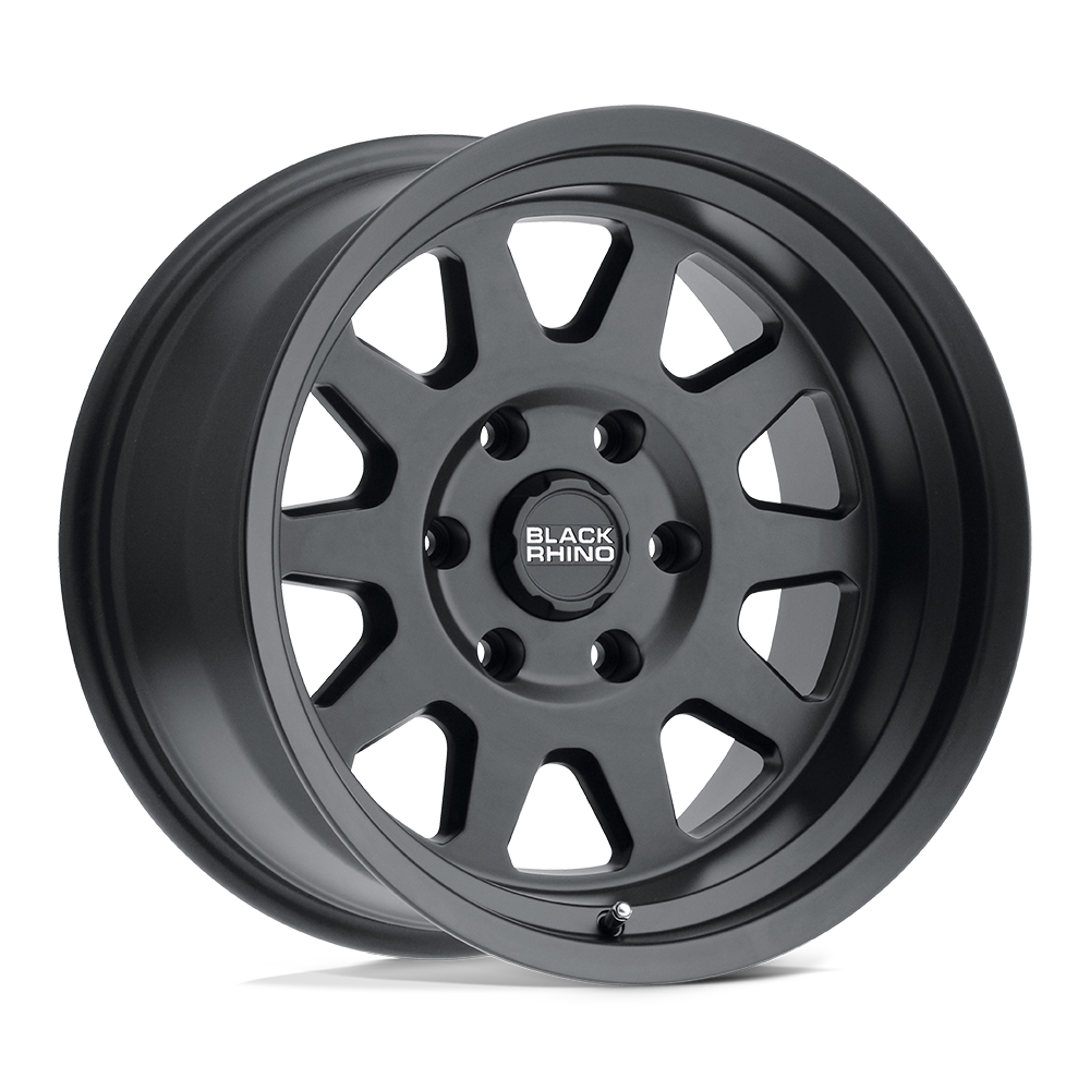 17X8 Black Rhino STADIUM 6X5.5 35MM MATTE BLACK