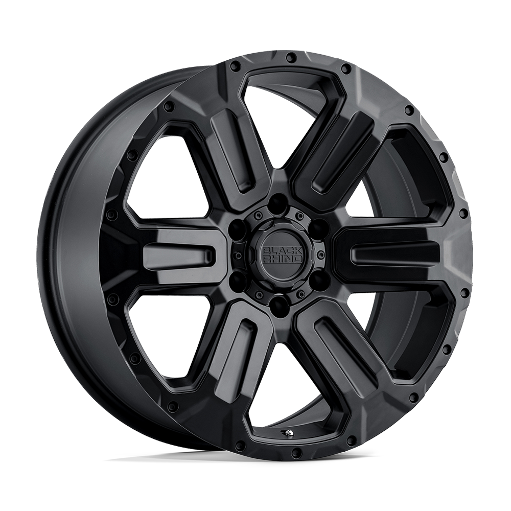 17X8.5 Black Rhino WANAKA 5X5.0 35MM MATTE BLACK