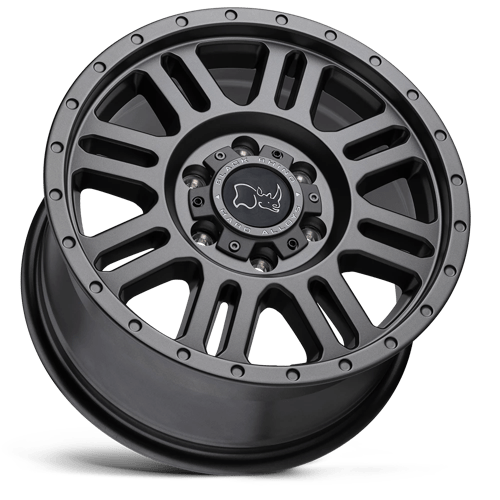 17X8 Black Rhino YELLOWSTONE 5X130 45MM MATTE GUNMETAL