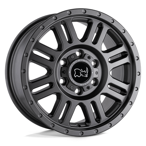 17X8 Black Rhino YELLOWSTONE 5X130 45MM MATTE GUNMETAL